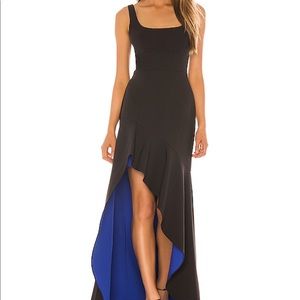 BCBG Color block gown